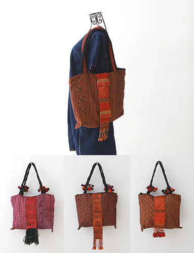 고산족 자수 숄더백 (4종)에스닉 보헤미안 스타일 가방