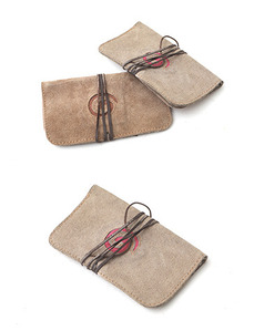 회오리 가죽 타바코 파우치 (2종)인도 에스닉 스타일 지갑
