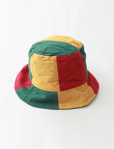 레게 패치 벙거지  자메이카 스타일 레게 모자